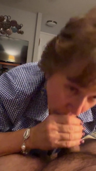 Val Sucks Her Boy Toy's Cock