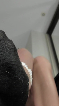 Black Socks in Long Feet