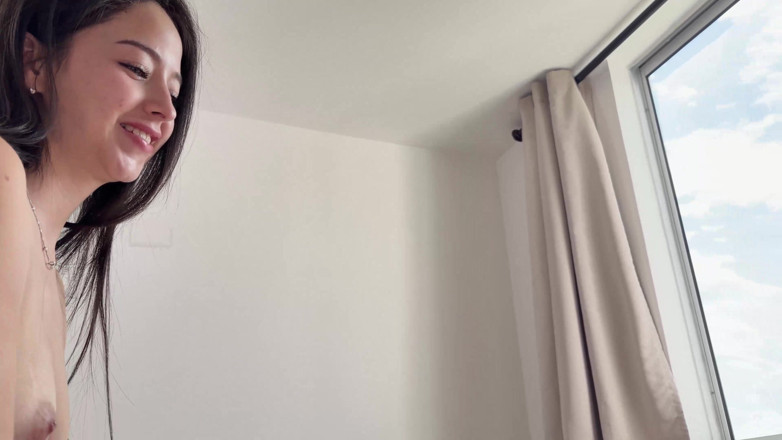 Victorialeon: Can I Join? 18-year-old Stepdaughter Discovers Her Stepmom Fucking and Joins...