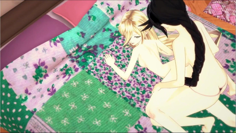 Hentai Smash: Magilou gets strapon fucked by Velvet. Tales of Berseria