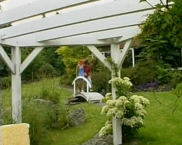 BB Video - Old School: Outdoor Teen Threesome FMM with Redhead and Double Penetration