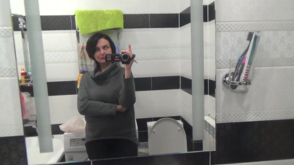 Sexy Milf: Kate pissing a lot with hairy pussy after long desperation