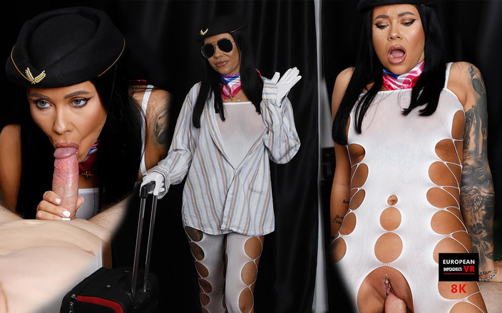 European Models Vr: Hot Stewardess