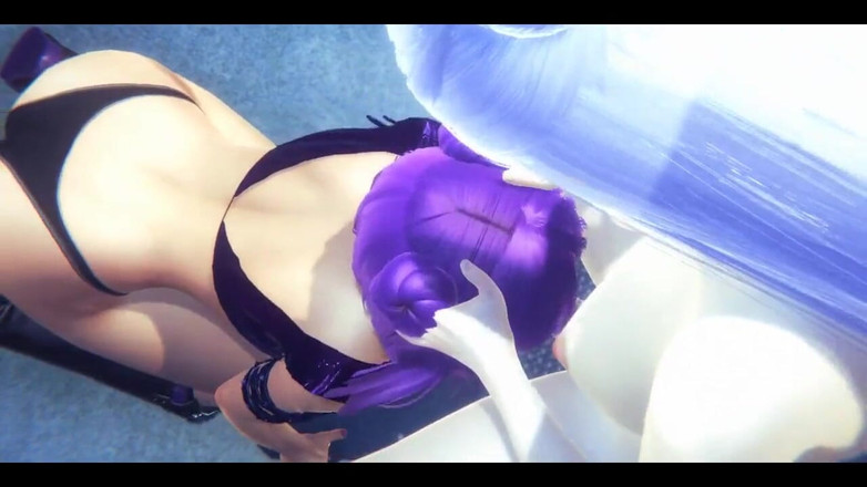 HentaiTubes: Lol Kda Hentai - Evelynn Futa mengongkek pantat dan blowjob Kaisa -...