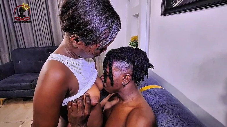 Africankween: Teen Vanny and a Big Cock Having Fun