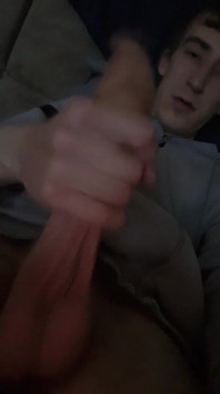 Skinny Lad Wank and Spunk Hard