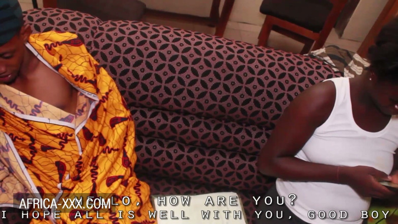Africa-XXX: 丰满的黑人素人由她的导师教育