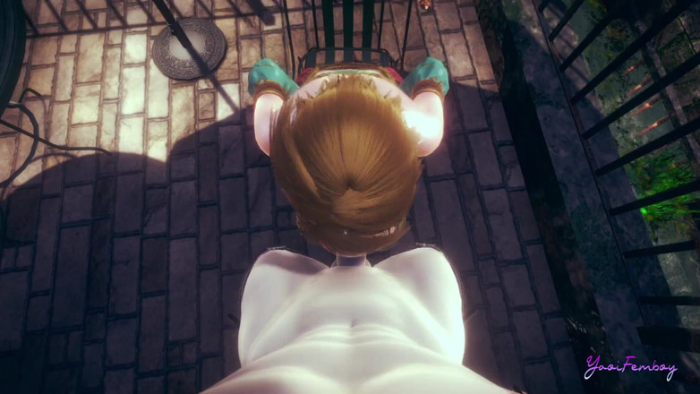 Yaoitube: Zelda Yaoi Femboy - Liên kết POV Thổi kèn (không bị kiểm...
