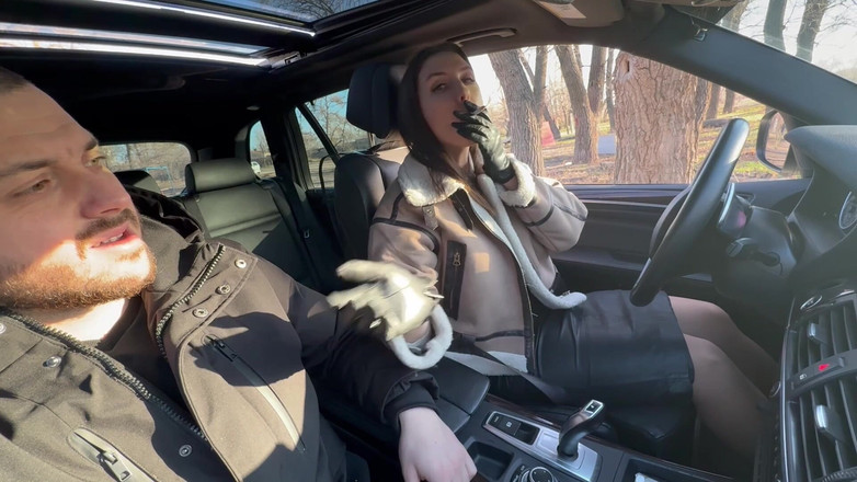 Hottie goddess: Milky Goddess Car Play