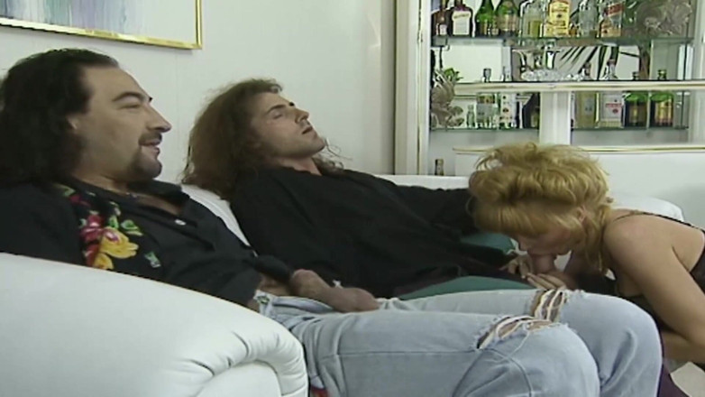Vintage Climax: Horny milf fucking two hardest cock she can find