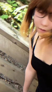 Asian Cute Ladyboy Pantyhose Outdoor Exposure