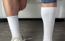 The Sock Jock: Снимаю мою изношенную обувь после работы
