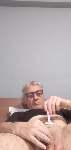 Shaved Monster Cock and Massive Huge Big Balls