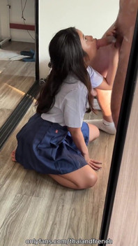 18yo Thai Student Want to Try Big White Dick