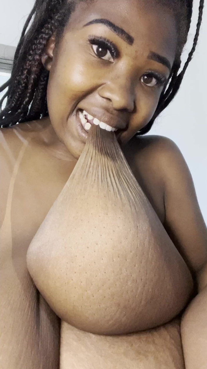 Angel Big B: Biting My Giant, Delicious Boobs