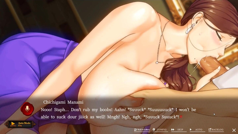 NSFWOtaku: Hentai oyunu - profesyonel gırtlağına kadar alma performansı - devasa göğüslü orta...