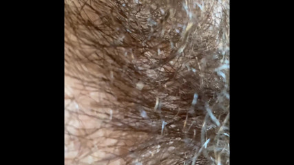 Cuteblonde666: Extremo de cerca de mi coño peludo y mi enorme...