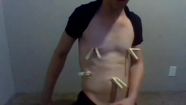 LilTaste: Clothespin Play Fetish Fanclub Video of the Month; bounce That...
