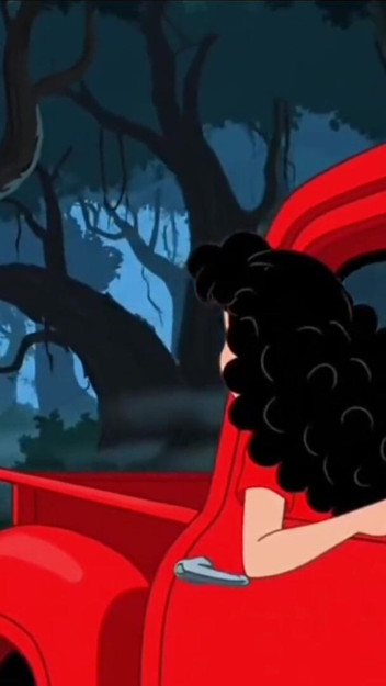 Student Girl Enjoys Sex in an Camp. Cartoon Horror Parody