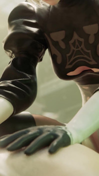 2b büyük götlü anal kovboy kız ıslak saksodan sonra sikişiyor - nier automata 3d porno