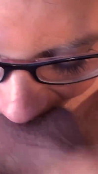 Vintage grube okulary PAWG na twarz! Sky BBW