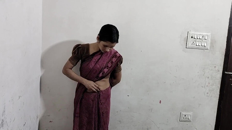 Indian pregnant wife: Indyjska college loszka odgrywanie roli seks przez chudy Bhabhi