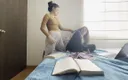 scarlettandc: Two College Women Fuck Hard in the Room