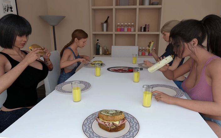 Naughty gameplays: Lussuria &amp; vita: la casalinga tettona aiuta un uomo arrapato nella...