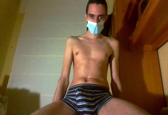 Slave Sparrow: Open Webcam Session with Clothespins and CBT