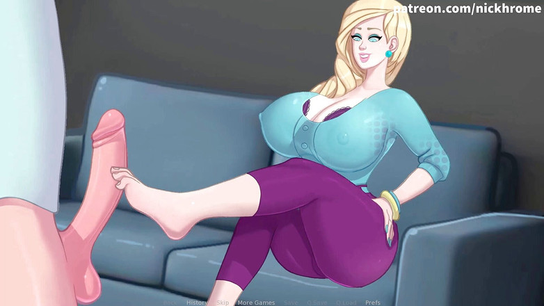 Hentai World: Sexnote足コキと大きなcumload