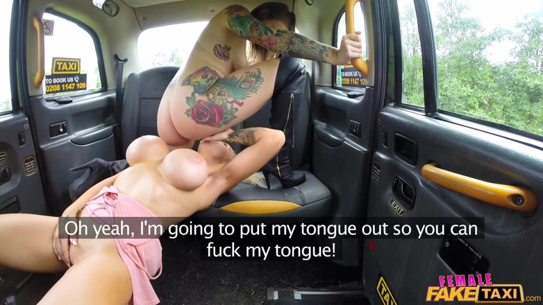 Female Fake Taxi: Female Fake Taxi - bare stanon aur sunahre baalon vaali hot...