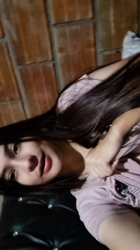 Latina Touches Herself on Video Call