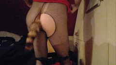 Joslin: Sissy joslin tanzt mit schwanz, buttplug