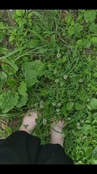 Soft Soles on Fresh Green Grass.