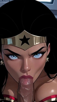 Wonder Woman's Tabbo Pleasure Parody Ai Dihasilkan