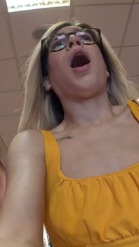 Wetting in Shopping Mall Pee and Mouth Piss