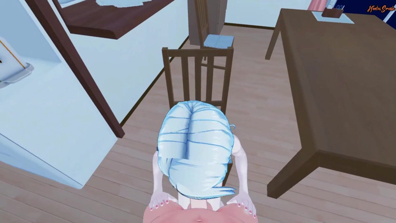 Hentai Smash: 자지를 딥쓰롯하고 정액을 삼키는 Sae Niijima - 페르소나 5 헨타이