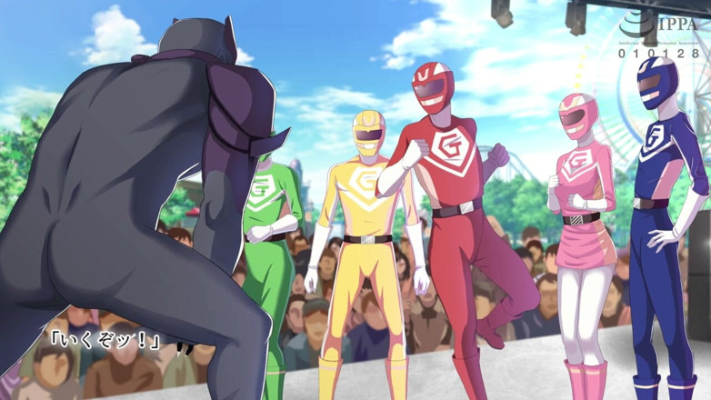 Hentai Eagle: Furtivamente en un show de super sentai: el anime de...