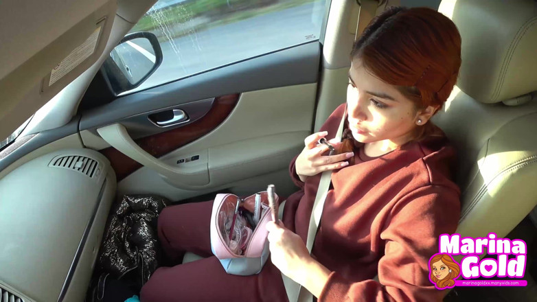 Marina Gold: I squirt on the windshield to clean it