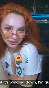 POV: Busty Redhead Bartender Closed the Bar Just for Me