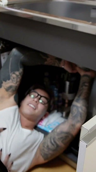 Caught Playing with the Plumber