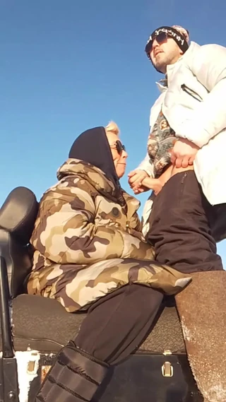 Crazyfamily 1970: We Rode a Snowmobile with My Stepmom and Decided to...