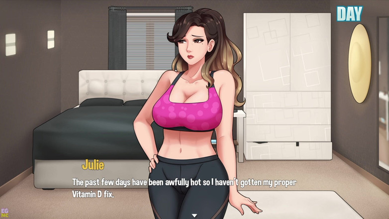 EroticGamesNC: 家庭杂务 #37：给我热辣的继阿姨涂上“奶油”