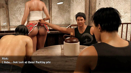 Dirty GamesXxX: Lily of the Valley: Parta nadržených venkovských chlapů v hospodě