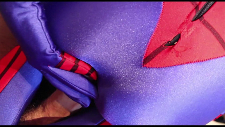 Nylon Xtreme: Zentai 슈퍼 여주인공 스파이더걸 오럴
