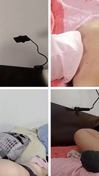 Amateur Fingers Pussy Orgasm with Moans. Brunette Hairy Pussy, Big Tits, Big Ass.