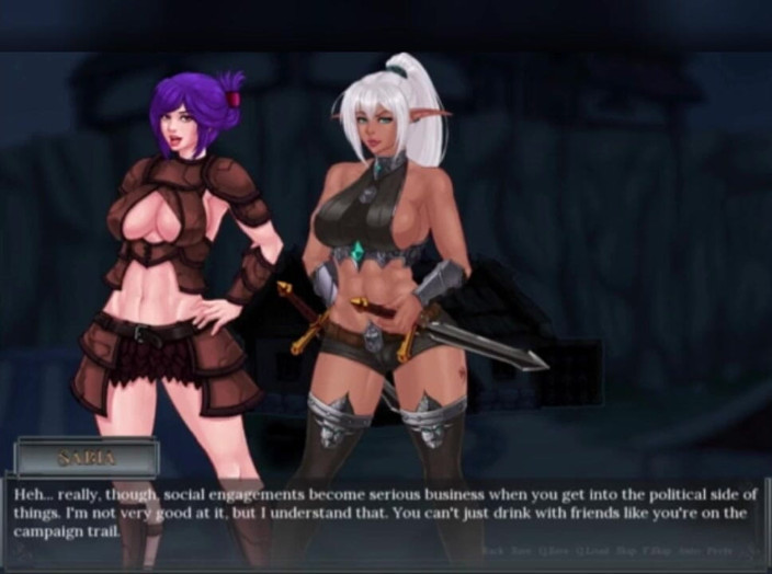 3DXXXTEEN2 Cartoon: Sabia plays horned god for horny orcs. 3D porn cartoon sex