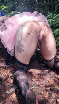 Cute Fairy Pisses From Behind
