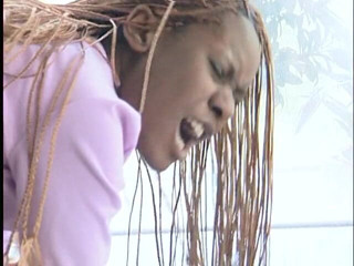 Dirty Teeny: Young ebony spanked and fingered by old man