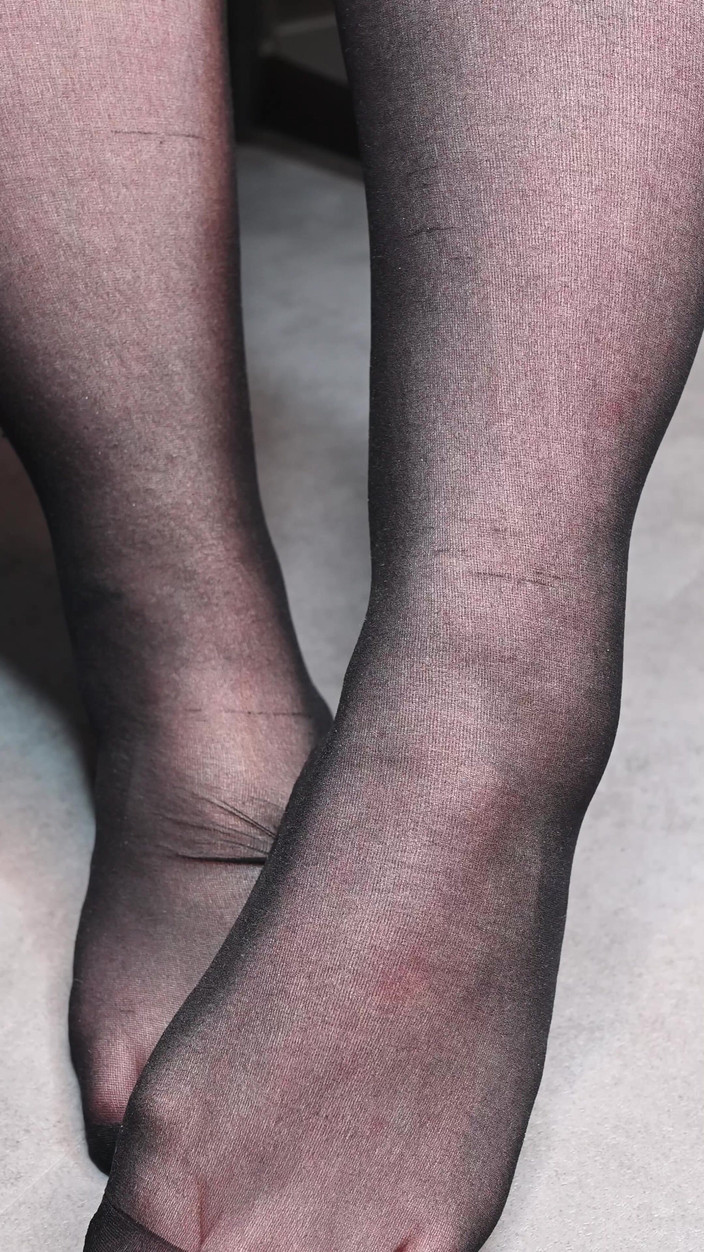 Sexyskyfeet: ASMR 나일론 발이 매우 편안하고 동시에 욕구를 자극합니다 4K 나일론 발 유출